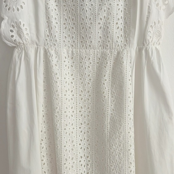 English Factory Eyelet Maxi Dress White NWT - Picture 9 of 16